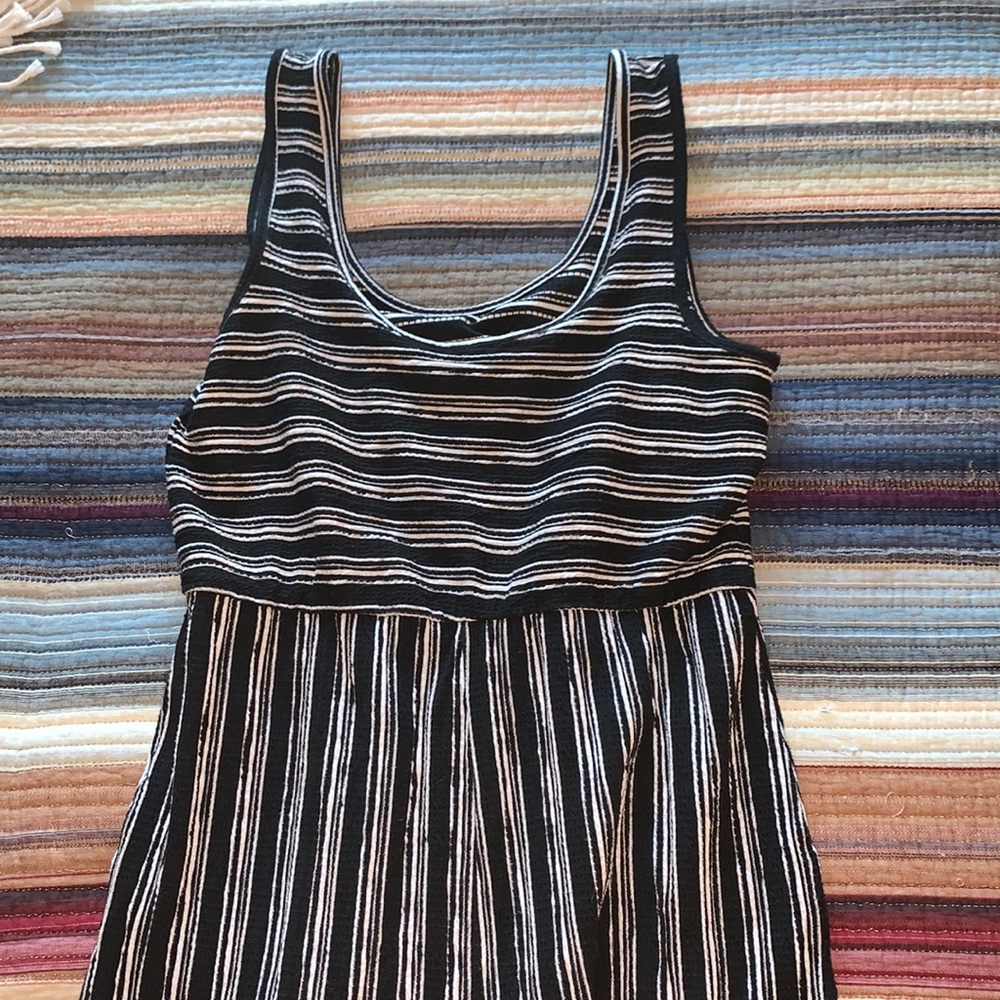 black and white romper